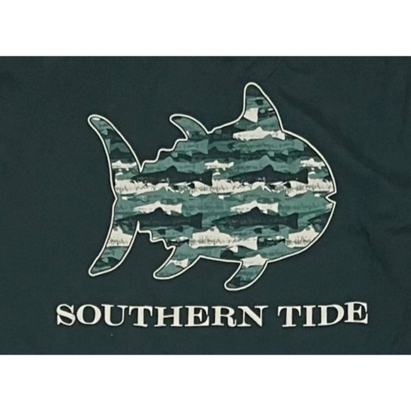 Southern Tide YS YM YXL Chasin Tail Skipjack green Long Sleeve T-Shirt NWT - Picture 2 of 2